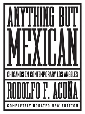 Anything But Mexican - ebook